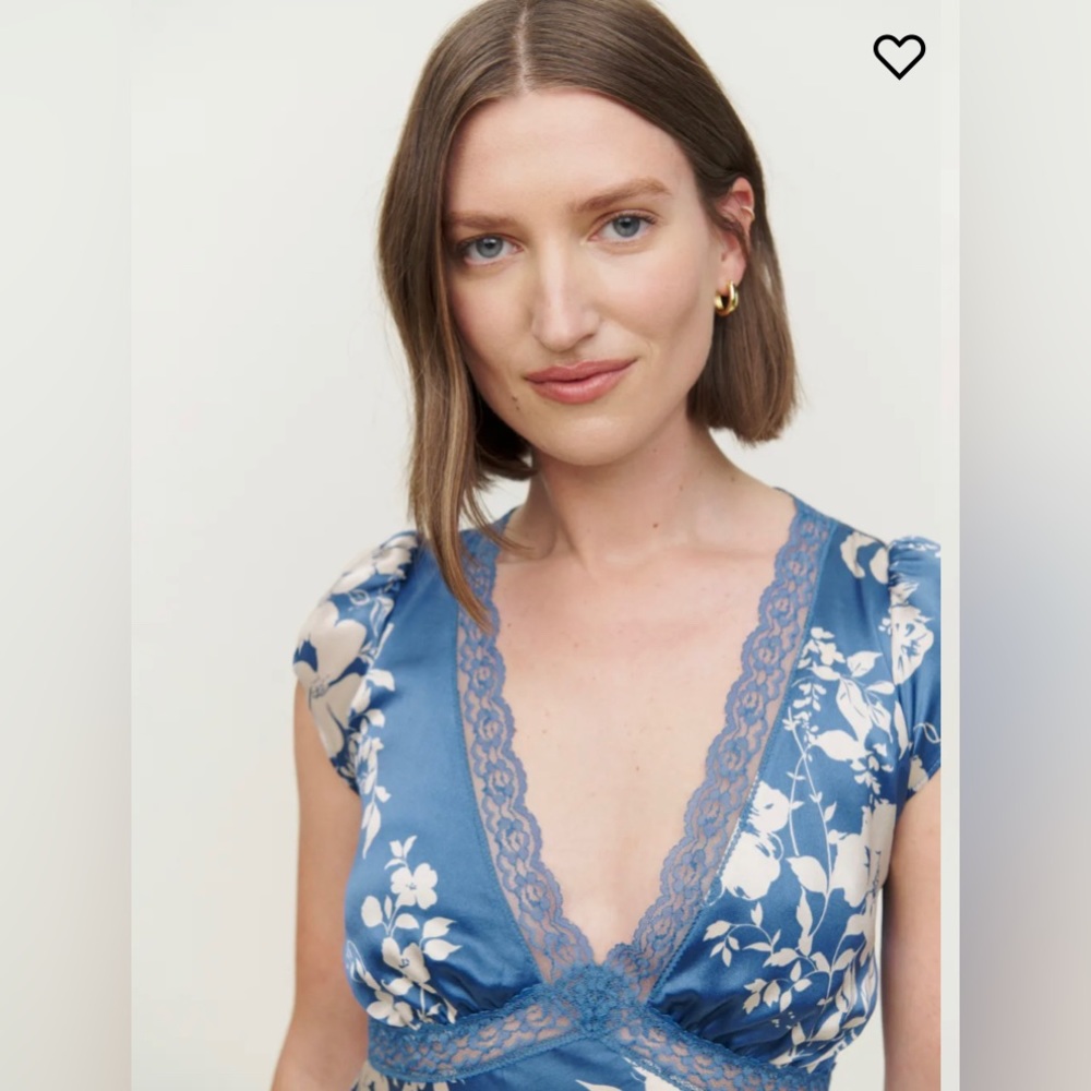 Reformation coven silk dress